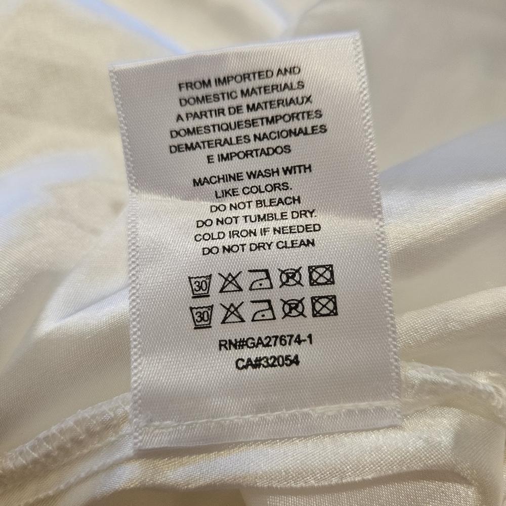 NWT - Anthropologie Eva Franco Sheer White Polka Dot Skirt - Picture 11 of 13